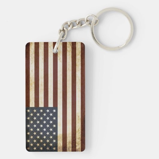 Porte-clés Drapeau vintage (Dos)