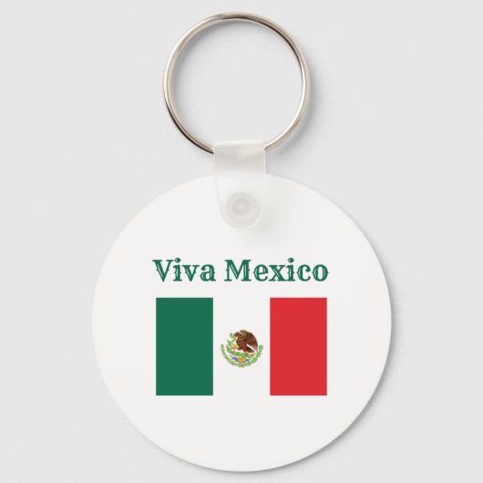 Porte-clés Drapeau Viva Mexico (Recto)
