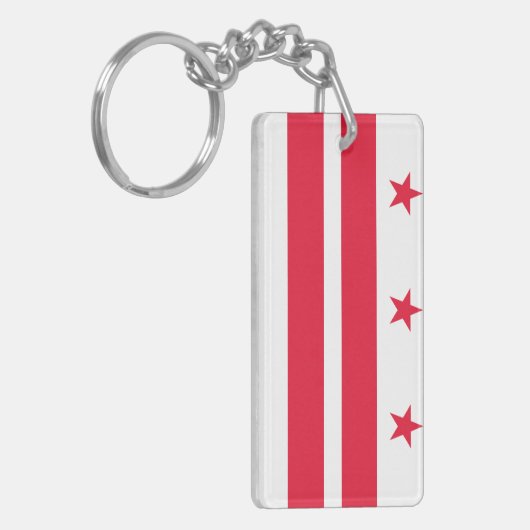 Porte-clés Drapeau Washington DC (Devant gauche)