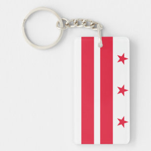 Porte-clés Drapeau Washington DC