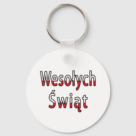 Porte-clés Drapeau Wesolych Swiat (Recto)