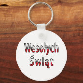 Porte-clés Drapeau Wesolych Swiat (Recto)