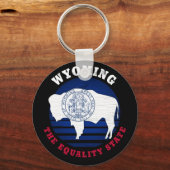 PORTE-CLÉS DRAPEAU WYOMOMING EQUALITY STATE (Recto)