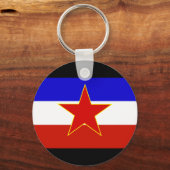 Porte-clés Drapeau Yougoslavie (Recto)