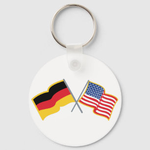 Porte-clés Drapeaux américains allemands