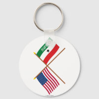 Drapeaux croisés des États-Unis et du Somaliland
