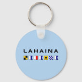 Porte-clés Drapeaux des signaux maritimes nautiques de Lahain (Recto)