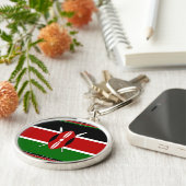 Porte-clés Drapeaux kényans (Côté)