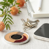 Porte-clés Dreadnoud Acoustique 6 cordes Guitare (Côté)