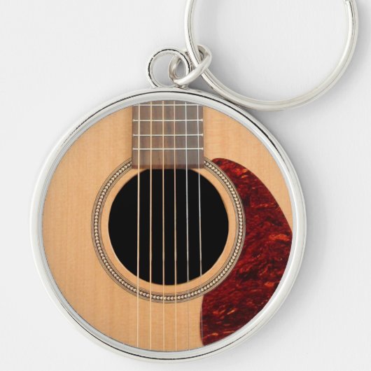 Porte-clés Dreadnoud Acoustique 6 cordes Guitare (Devant)