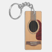 Porte-clés Dreadnoud Acoustique 6 cordes Guitare (Devant gauche)