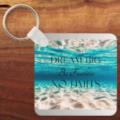 Porte-clés Dream Big Be Fearless No Limites (Recto)