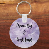 Porte-clés Dream Big & Work Hard (Verso)