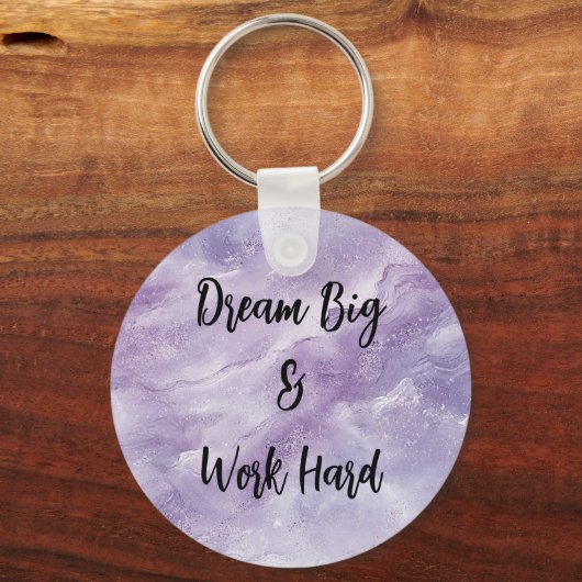 Porte-clés Dream Big & Work Hard (Verso)