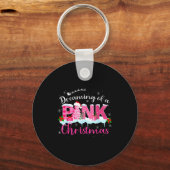 Porte-clés Dreaming Of A Nk Christmas Tree Cakes Santa Hat Xm (Recto)