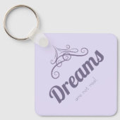 Porte-clés Dreams are not real (Recto)