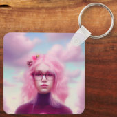 Porte-clés Dreamy Rose (Verso)