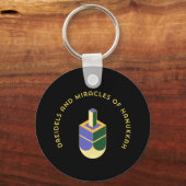 PORTE-CLÉS DREIDELS AND MIRACLES OF HANUKKAH (Verso)