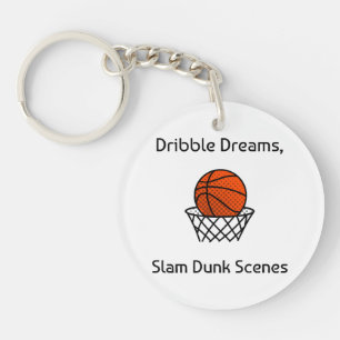 Porte-clés Dribble Dreams, Scènes de Dunk Basketball