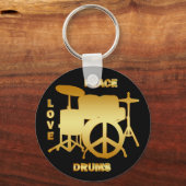 PORTE-CLÉS DROGUES D'AMOUR DE LA PAIX (Recto)