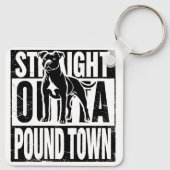 Porte-clés Droit devant Pound Town Porte - clé (Dos)