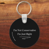 Porte-clés droite conservatrice (Recto)