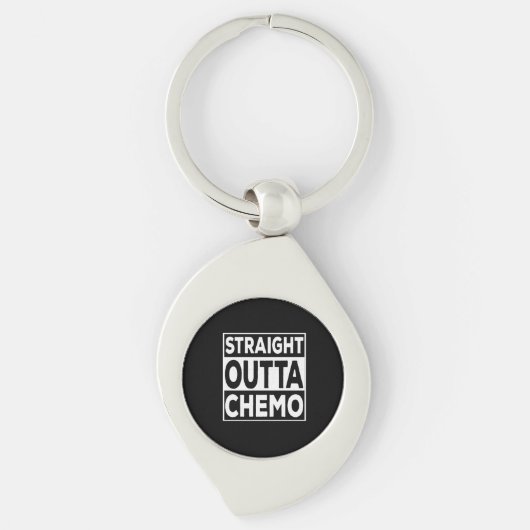 Porte-clés Droite Outta Chemo (Devant)