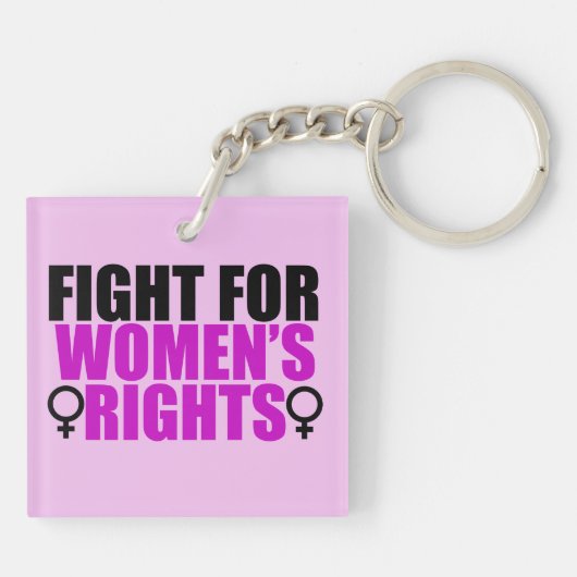 Porte-clés Droits des femmes (Dos)