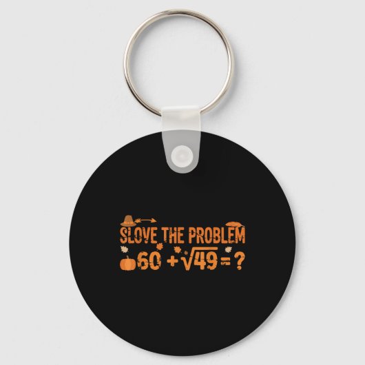 Porte-clés Drôle 67 Math Meme Thanksgiving Gen Alpha Pemdas T (Recto)