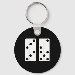 Porte-clés Drôle 67 Mème Jeu de Domino Addict Six Seven Génér