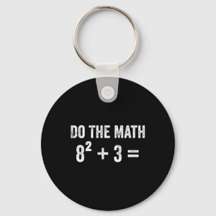Porte-clés Drôle 67 Mème Math Six Sept Professeur Brainrot Bl