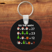 Porte-clés Drôle 67 Meme Noël Prof de maths Santa Six Sept (Recto)
