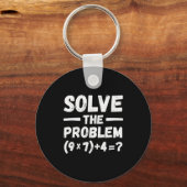 Porte-clés Drôle 67 Mème Pemdas Humour Prof de Maths Élémenta (Recto)