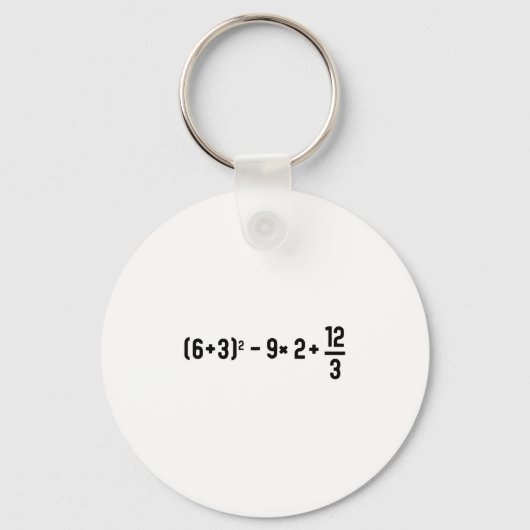 Porte-clés Drôle 67 Mème Pemdas Prof de maths élémentaire Cer (Recto)