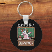 Porte-clés Drôle 67 Survivant Six Sept Génération Alpha Z Arg (Recto)