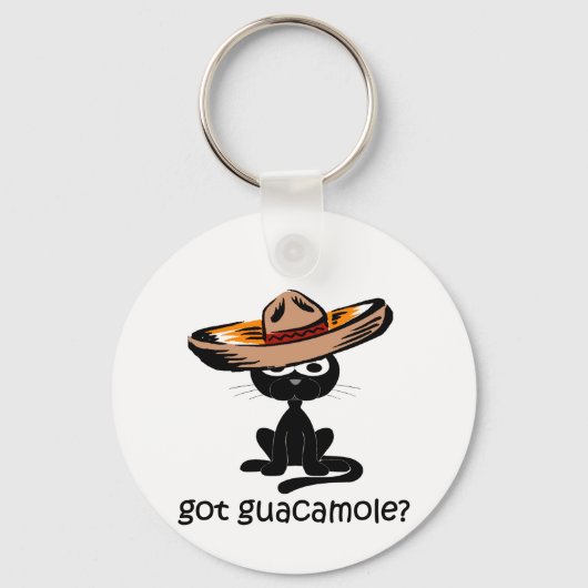 Porte-clés Drôle a eu guacamole (Recto)