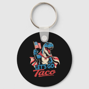 Porte-clés Drôle Allons Taco Chemise Allons Taco Hommes Femme
