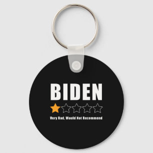 Porte-clés Drôle Anti Biden Pro Trump 1 Étoile Élection de cl