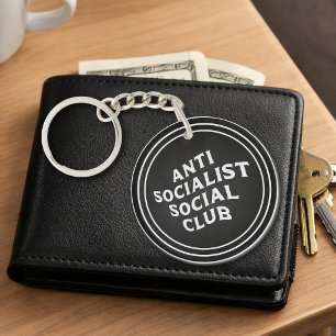 Porte-clés Drôle Anti Socialiste Social Club Socialisme