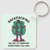 Porte-clés Drôle Backpacking (Dos)