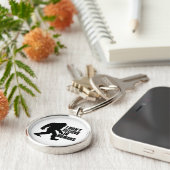 Porte-clés Drôle Bigfoot-Je ne crois pas aux humains (Côté)