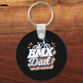 Porte-clés Drôle BMX Papa BMX Vélo Matching (Recto)