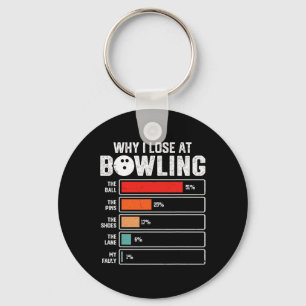 Porte-clés Drôle Bowling Bowler Hommes Femmes Enfants Pourquo