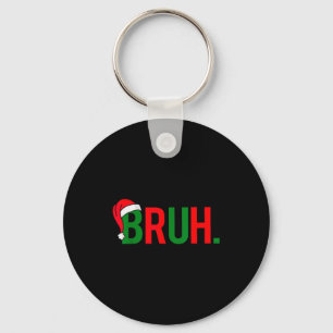 Porte-clés Drôle Bruh Joyeux Noël Pyjama Famille Hommes Meme