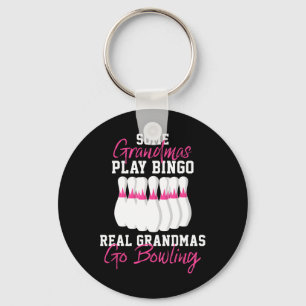 Porte-clés Drôle cadeau Bowling pour grand-mère