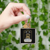 Porte-clés Drôle cadeau de golf pour les débutants (main)