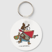 Porte-clés Drôle Cartoon Cowboy Bandit Robber (Verso)