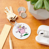 Porte-clés Drôle Cartoon Piggy Bank Perdre de l'argent