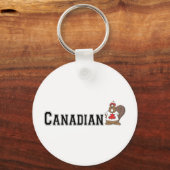 Porte-clés Drôle Castor canadien (Recto)
