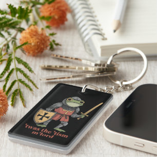 Porte-clés Drôle C'était Le 'Tisme M'Lord Chevalier Médiéval 